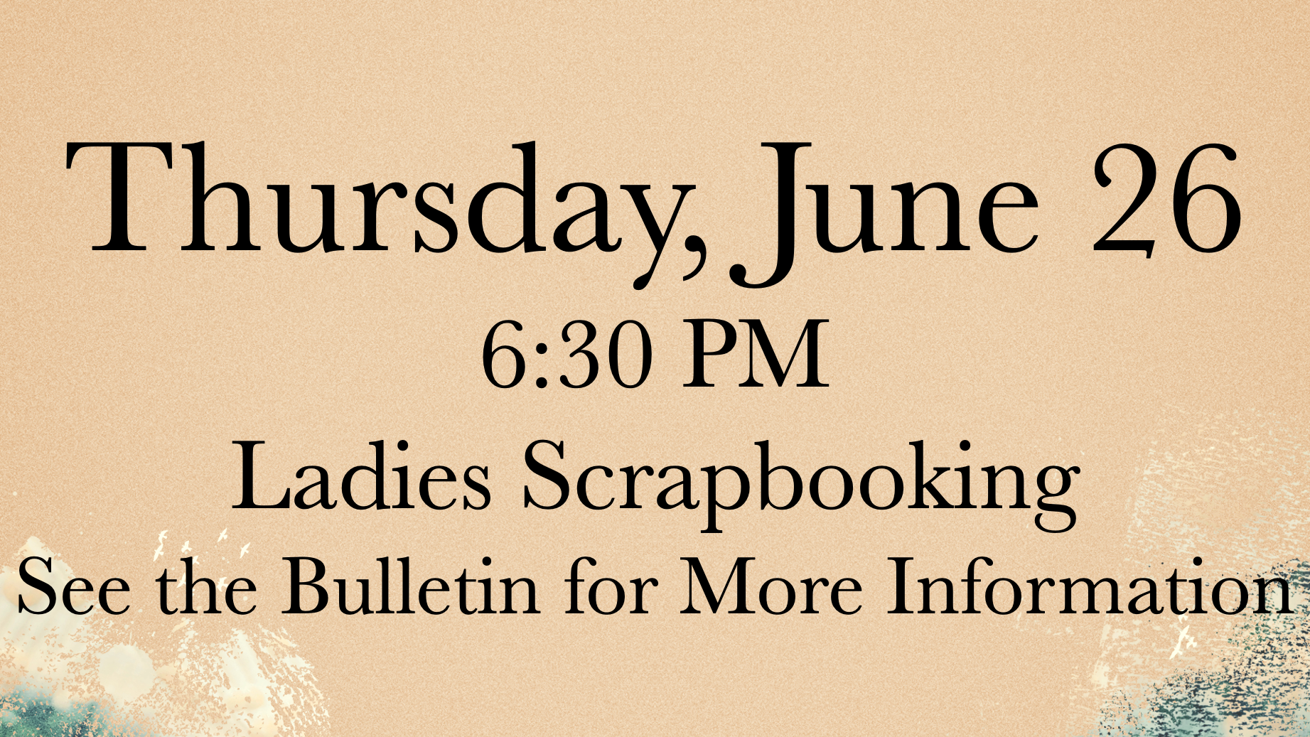 Ladies Scrapbooking