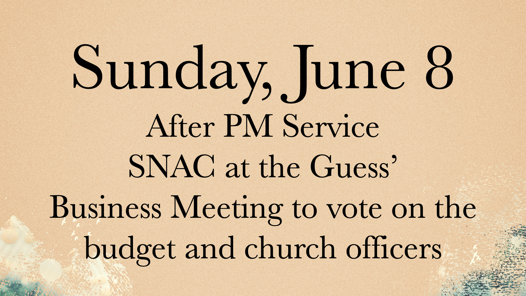 Sunday June 8 2
